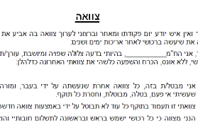 צוואה אלון סולומון